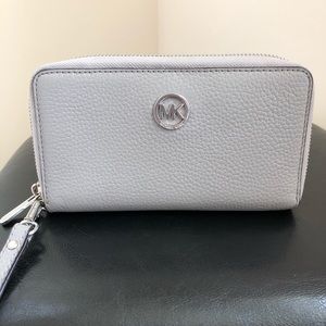 Michael Kors Large Leather Wristlet